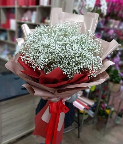 Букет цветов из: Гипсофила в Ярково