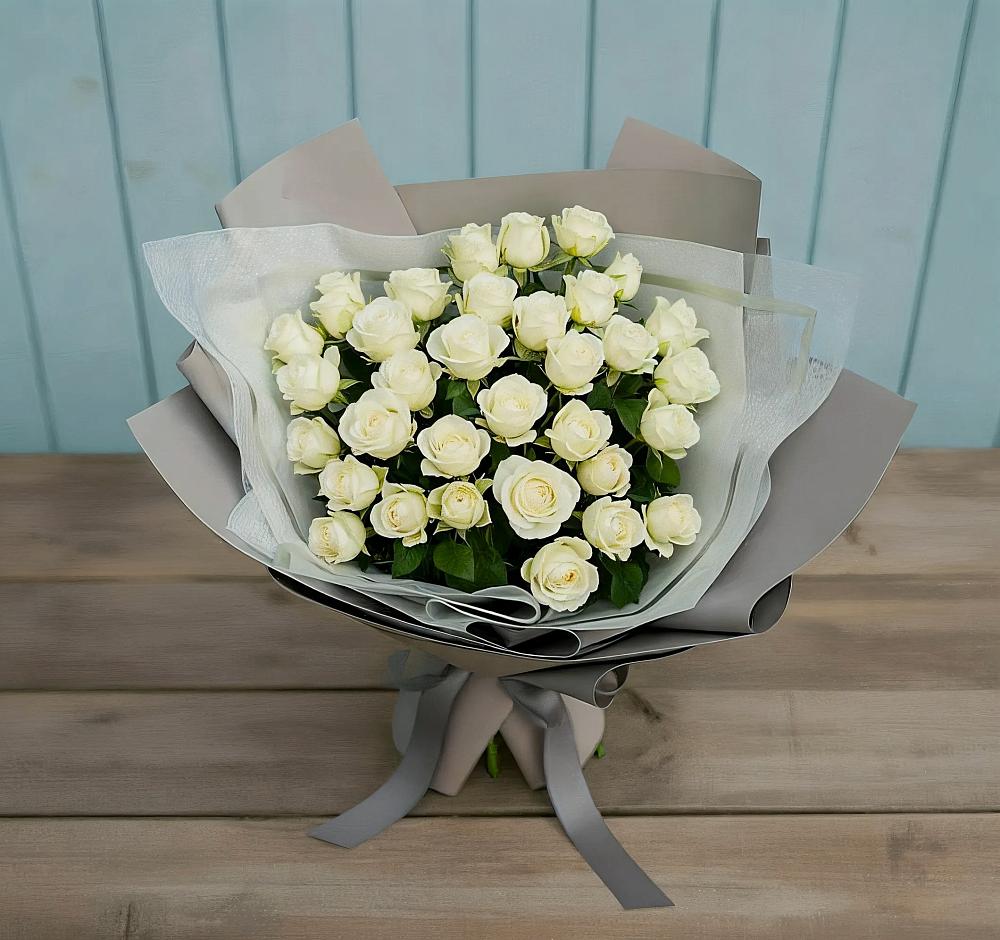Букет Белоснежная нежность в Ярково