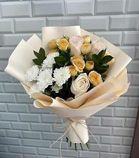 Букет цветов из:  Розы и Хризантемы в Ярково