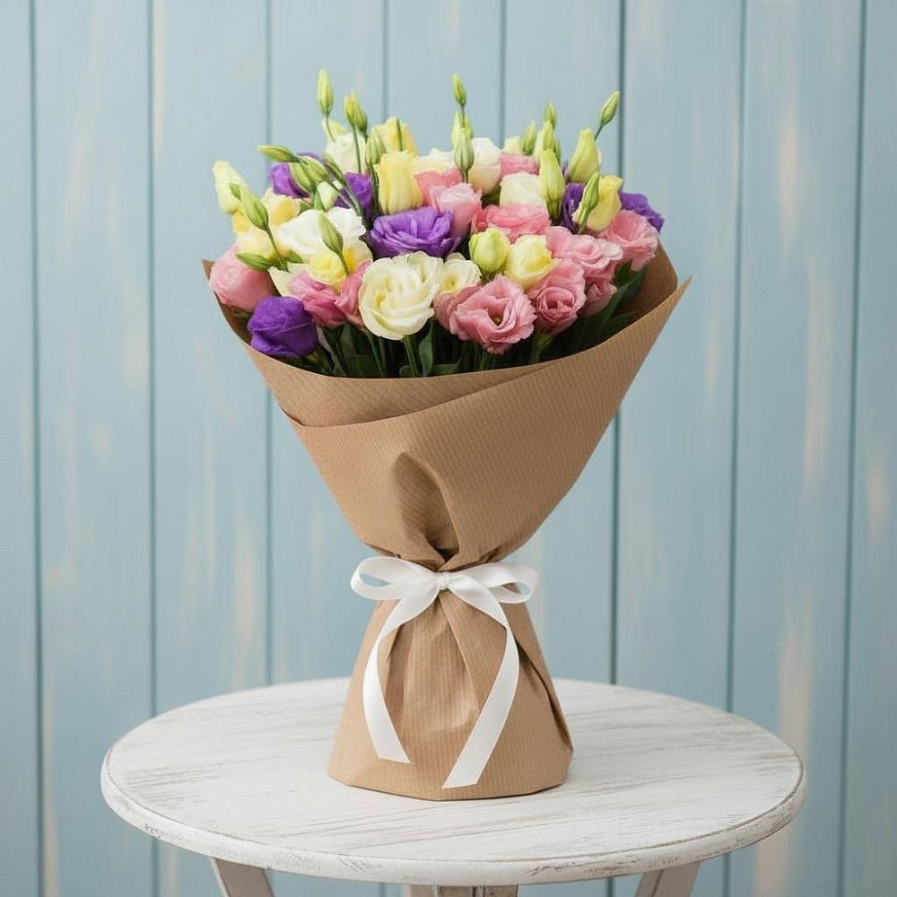 Букет цветов из: Лизиантусы в Ярково