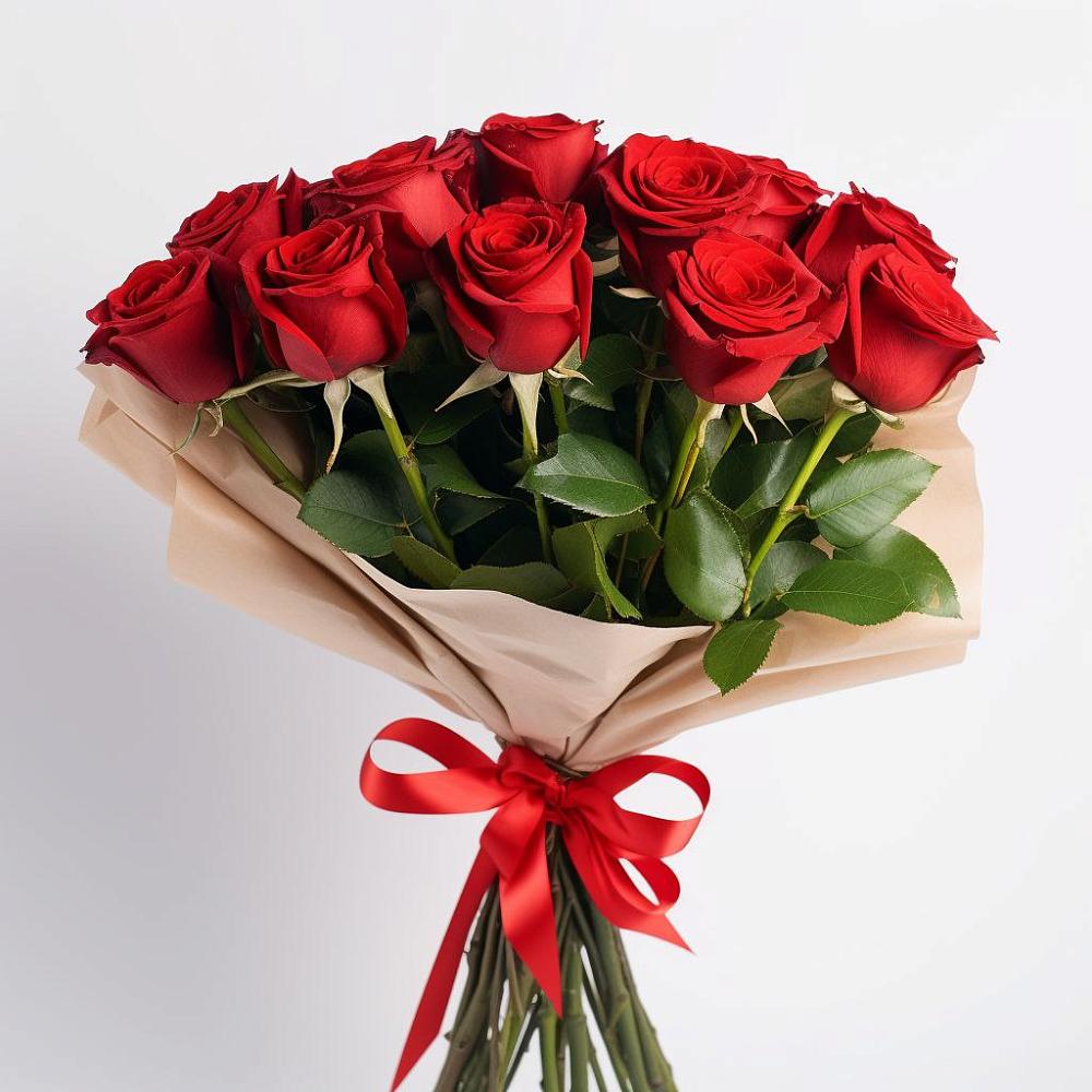 Букет 11 Красных роз Эдлесс Лав в Ярково